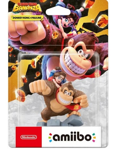 Фигурка amiibo Донки Конг и Паулина (коллекция Donkey Kong Bananza) 