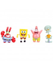 Набор фигурок Jada Toys Metalfigs Nickelodeon Spongebob (4 шт.) 35302