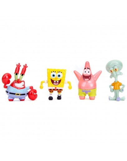 Набор фигурок Jada Toys Metalfigs Nickelodeon Spongebob (4 шт.) 35302 