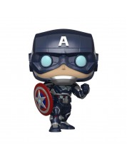 Фигурка Funko POP! Bobble: Marvel: Avengers Game: Captain America 47757