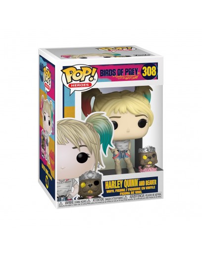 Фигурка Funko POP! Vinyl: DC: Birds of Prey: Harley Quinn w/Beaver 44378 