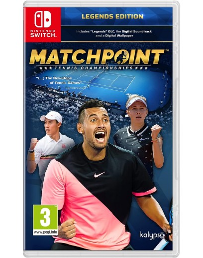 Matchpoint: Tennis Championships. Legends Edition (русские субтитры) (Nintendo Switch) 