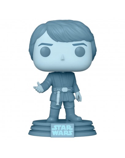 Фигурка Funko POP! Bobble: Star Wars Ep 6: RotJ 40th: Holographic Luke Skywalker (GW) (Exc) 71562 