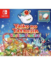 Taiko no Tatsujin: Rhythm Festival Bundle (Game + Taiko Drum Set) (Nintendo Switch)