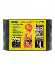 Игровой картридж для Sega Сборник 9 в 1 (русская версия) (BlShot+DoomT+...)
