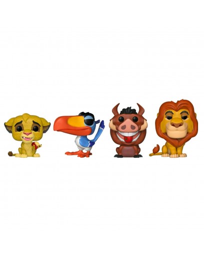 Фигурка Funko POP! Disney: The Lion King: Simba(DGLT)/Zazu/Pumbaa/Mufasa (Exc) 4PK 77206 