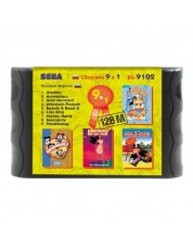 Игровой картридж для Sega Сборник 9 в 1 (русская версия) (Aladd+LKing+Pocahontas+...)
