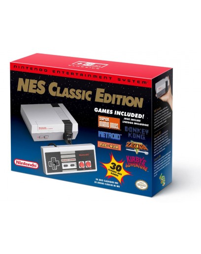 Игровая приставка Nintendo Classic Mini NES + 30 игр 