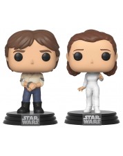 Фигурка Funko POP! Bobble: Star Wars: 2PK Han & Leia 46770