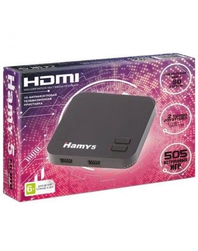 Игровая приставка Hamy "5", архитектура 8/16 бит, 505 предустановленных игр 