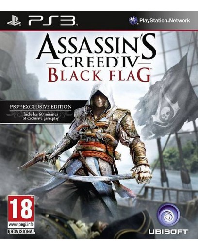 Assassin's Creed IV (4): Чёрный флаг (Black Flag) (Русская версия) (PS3) 