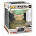 Фигурка Funko POP! Deluxe Bobble: Star Wars: Mandalorian: Grogu Using the Force (SFX) 58390 