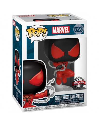 Фигурка Funko POP! Bobble: Marvel: Marvel 80th: Scarlet Spider (Kaine Parker) (Exc) 42977 