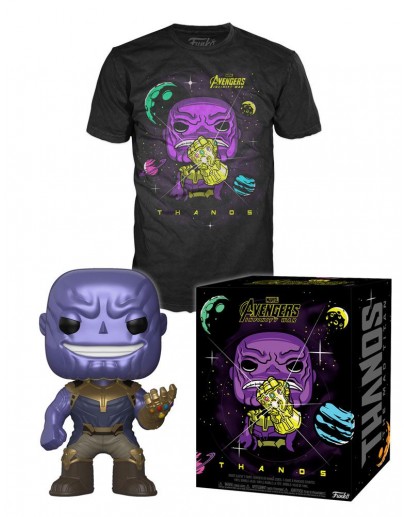 Набор Фигурка+Футболка Funko POP and Tee: Infinity War: Thanos (S) 33454 