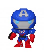 Фигурка Funko POP! Bobble: Marvel: Avengers Mech Strike: Captain America (GW) (Exc) 55633