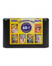 Игровой картридж для Sega Сборник 65 в 1 (Platformer)