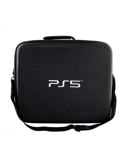 Сумка для консоли PlayStation 5 Pro и геймпадов (Черная) (PS5) 