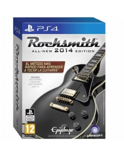 Rocksmith 2014 (Игра + Кабель для подсоединения гитары) (английская версия) (PS4) 