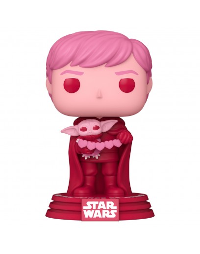 Фигурка Funko POP! Bobble: Star Wars: Valentines: Luke Skywalker With Grogu 60125 