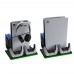 Вертикальная подставка Dobe Multifunctional Cooling & Charging Stand для PS5 Slim/PS5 (TP5-3570), Black 