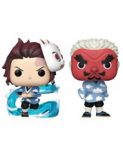 Фигурка Funko POP! Animation: Demon Slayer: Tanjiro Kamado & Sakonji Urokodaki SDCC23 (Exc) 2PK 70861