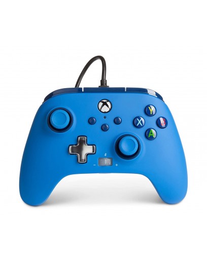 Проводной геймпад PowerA Enhanced Wired Controller (Blue) (Xbox One / Series / PC) 