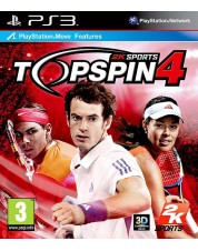 Top Spin 4 (с поддержкой PS Move, 3D) (PS3)
