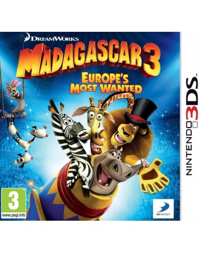 Мадагаскар 3: Europe's Most Wanted (3DS) 