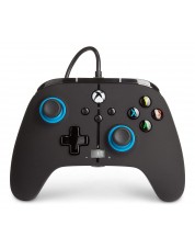 Проводной геймпад PowerA Enhanced Wired Controller (Blue Hint) (Xbox One / Series / PC)