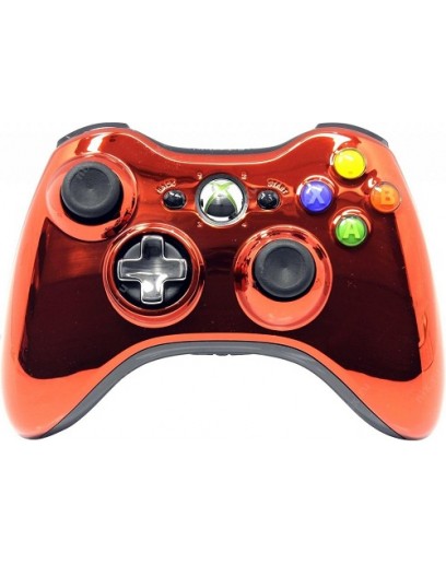 Проводной геймпад Xbox 360 (Chrome Orange) 