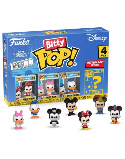 Фигурка Funko Bitty POP!: Disney S2: Minnie Mouse+Daisy Duck+Donald Duck+Mystery (1 of 4) 4PK 71320 