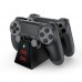 Зарядная станция Dobe Dual Charging Dock для 2-х геймпадов PS4 (TP4-19012) 