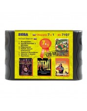 Игровой картридж для Sega Сборник 7 в 1 (русская версия) (Boogerm+MKomb3+Pagemaster+...)