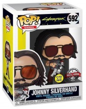 Фигурка Funko POP! Games: Cyberpunk 2077: Johnny Silverhand w/Gun (MT) (GW) (Exc) 51653