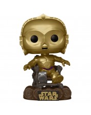 Фигурка Funko POP! Bobble: Star Wars Ep 6: RotJ 40th: C-3PO in chair 70744
