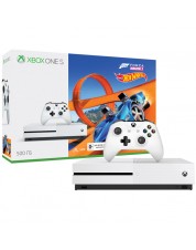 Игровая приставка Microsoft Xbox One S 500 ГБ + Forza Horizon 3 + DLC Hot Wheels + Game Pass