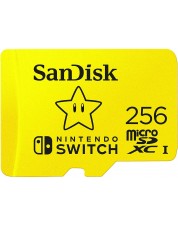 Карта памяти SanDisk microSDXC 256Gb (Super Mario) для Nintendo Switch (SDSQXAO-256G-GNCZN)