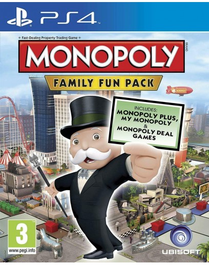 Monopoly Family Fun Pack (русские субтитры) (PS4) 