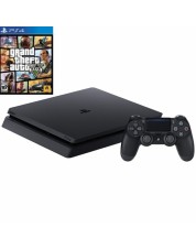 Игровая приставка Sony PlayStation 4 Slim 500 ГБ (Black) + GTA V
