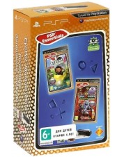EyePet Приключения + Invizimals: Затерянные племена + Камера (Essentials) (русская версия) (PSP)