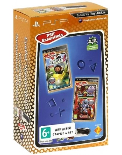 EyePet Приключения + Invizimals: Затерянные племена + Камера (Essentials) (русская версия) (PSP) 