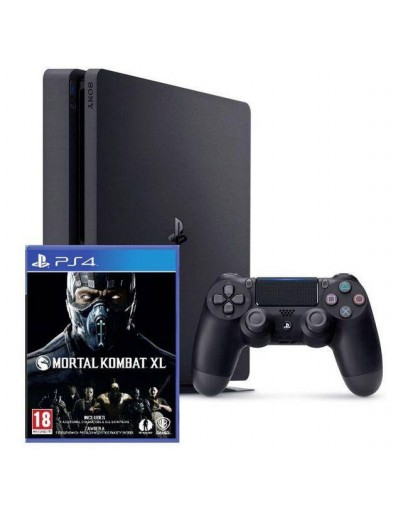 Игровая приставка Sony PlayStation 4 Slim 500 ГБ (Black) + Mortal Kombat XL 