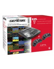 Игровая приставка SEGA Retro Genesis Modern Wireless + 225 игр + 2 беспроводных джойстика 2.4ГГц (модель: ZD-02B, Серия: ZD-00)