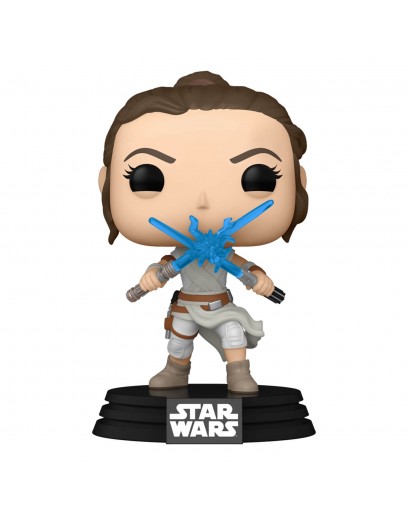 Фигурка Funko POP! Bobble: Star Wars Ep 9: Rey w/2 Light Sabers 51484 