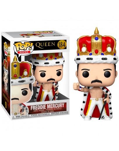 Фигурка Funko POP! Vinyl: Rocks: Queen: Freddie Mercury King 50149 