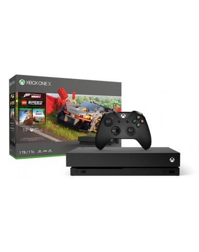 Игровая приставка Microsoft Xbox One X 1ТБ + Forza Horizon 4 + Lego DLC 