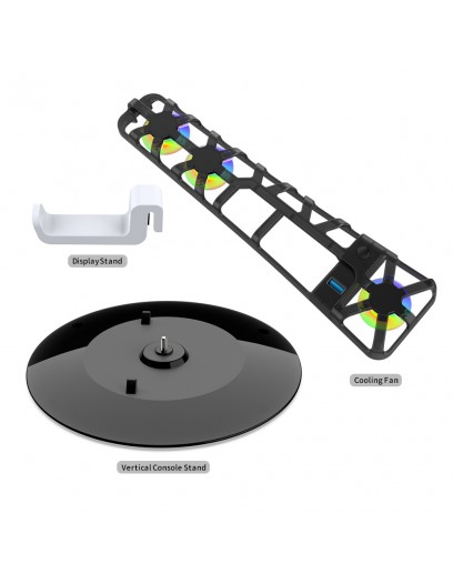 Подставка + набор аксессуаров Dobe 3 in 1 Kit для PS5 Slim (TP5-3538D) 