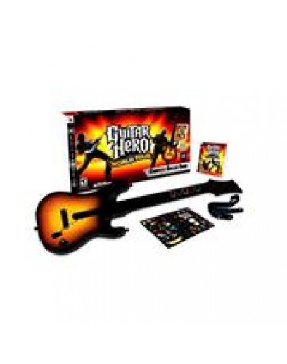 Guitar Hero World Tour (игра + гитара) (PS2) 