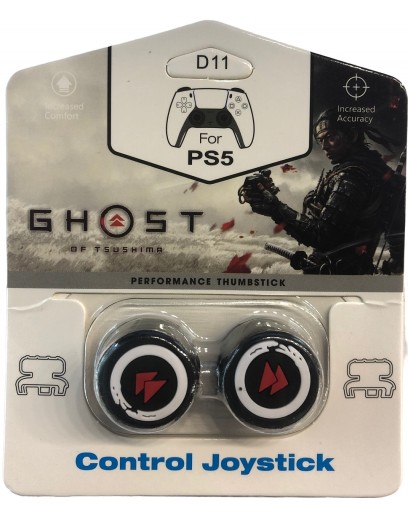 Насадки на стики Thumbstick Ghost of Tsushima (Black) (PS4 / PS5) 