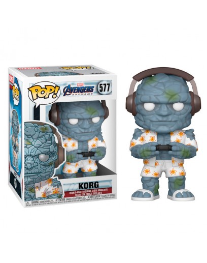 Фигурка Funko POP! Bobble: Marvel: Avengers Endgame: Gamer Korg 45140 